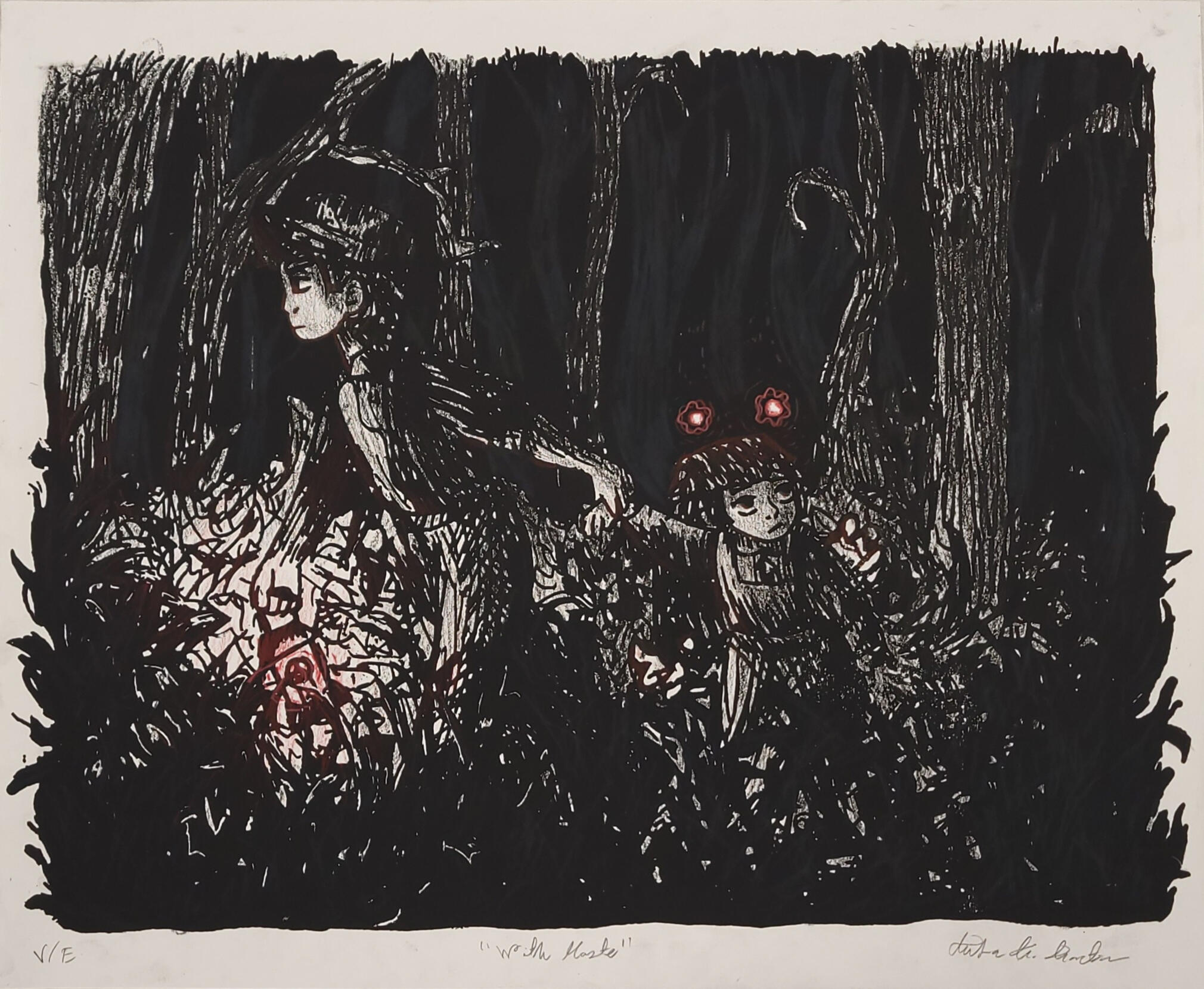 &quot;With Haste&quot; Screen &amp; Colored Pencil Oct. 25