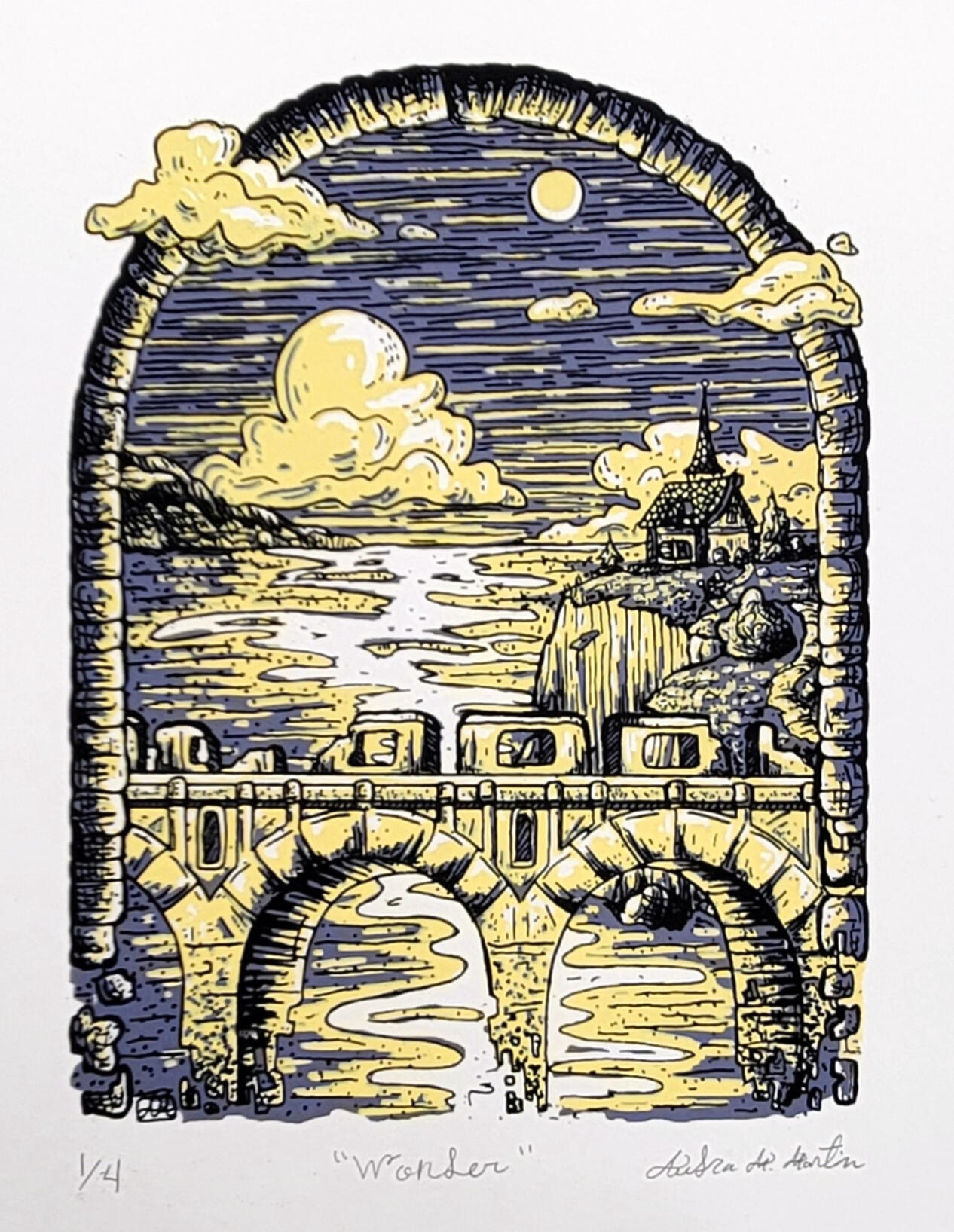 "Wonder" Screenprint 4/29/24