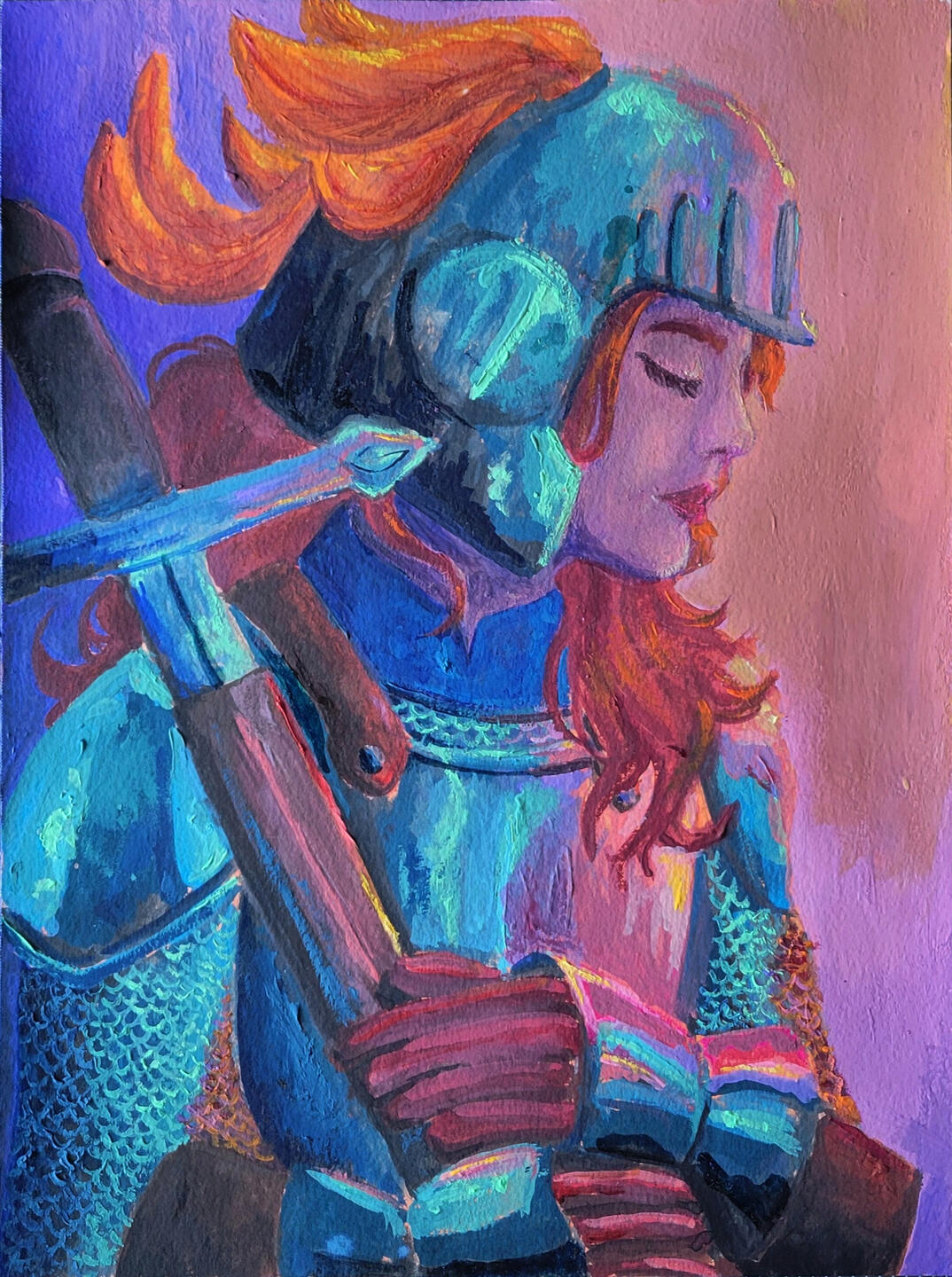 &quot;After Honor&quot; Gouache 12/8/24