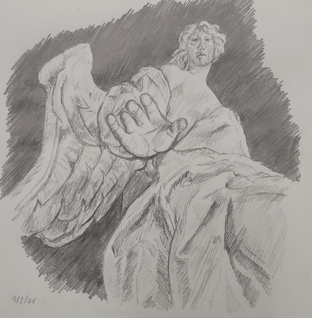 &quot;Sculpture Study&quot; Graphite 9/1/25