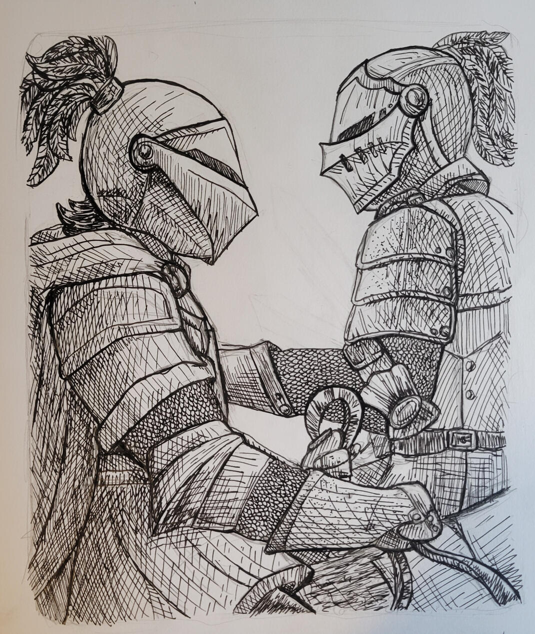 "Raven & Spider" Pen 5/16/25